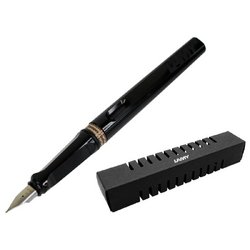 Ручка перьевая Lamy Safari цвет чернил синий цвет корпуса черный